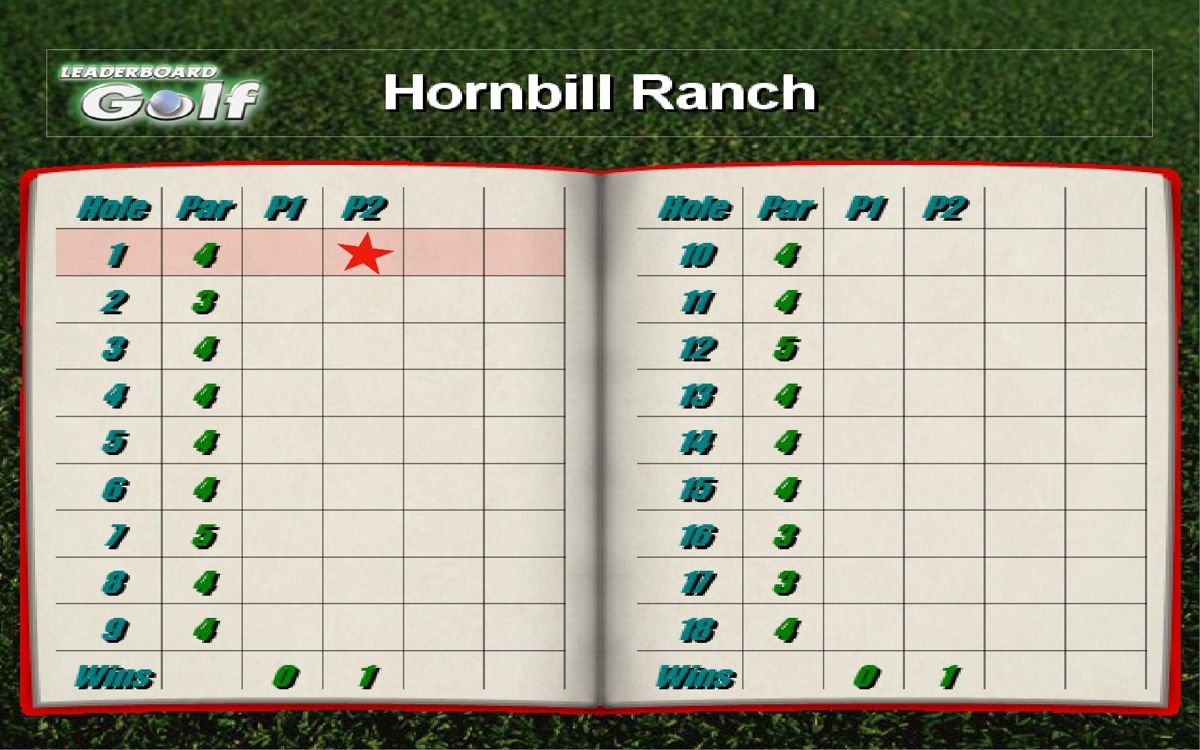 Leaderboard Golf screenshot 3 for Playstation 2